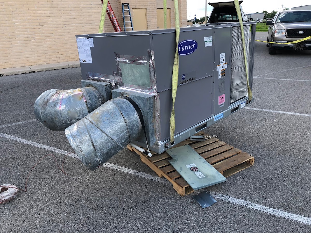 Carrier commercial package HVAC unit
